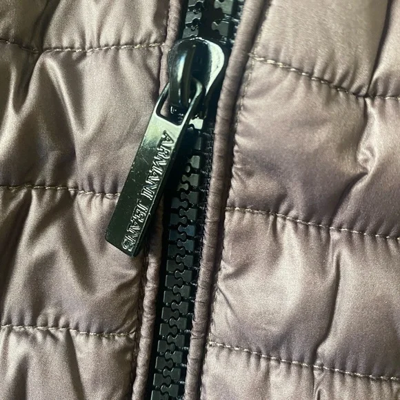 ARMANI JEANS OMBRE PUFFER WOMAN JACKET SIZE 6 - Picture 11 of 12